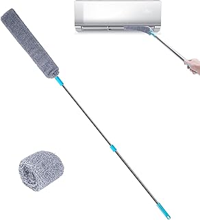 Escova retrátil para poeira | Limpador de poeira removível espanador de microfibra flexível, coletor de poeira multifuncional, espanador de penas extralongo, escova de espanador plano, espanador de penas para casa, quarto, Wke-ca  