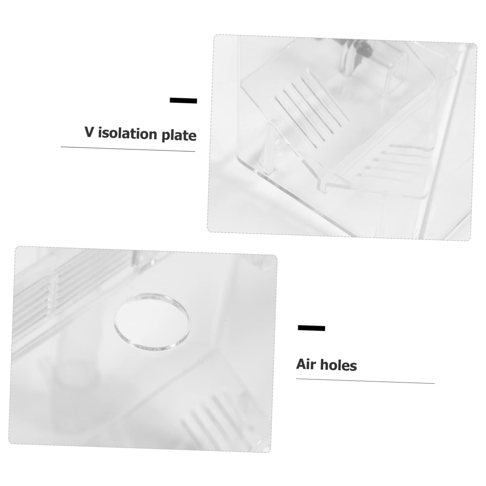 1 Pieza Caja de Aislamiento para Peces Incubadora de Cría Externa para Acuarios Diseño Suspenso Material Seguro Saludable para Fertilidad