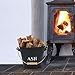 Mini Ash Bucket with Lid, Shovel and Broom, 1.5 Gallon Fireplace Metal Bucket with Lid, Charcoal Bucket and Ash Can for Fireplace, Fire Pits, Hearth, Wood Burning Stoves, Indoor and Outdoor