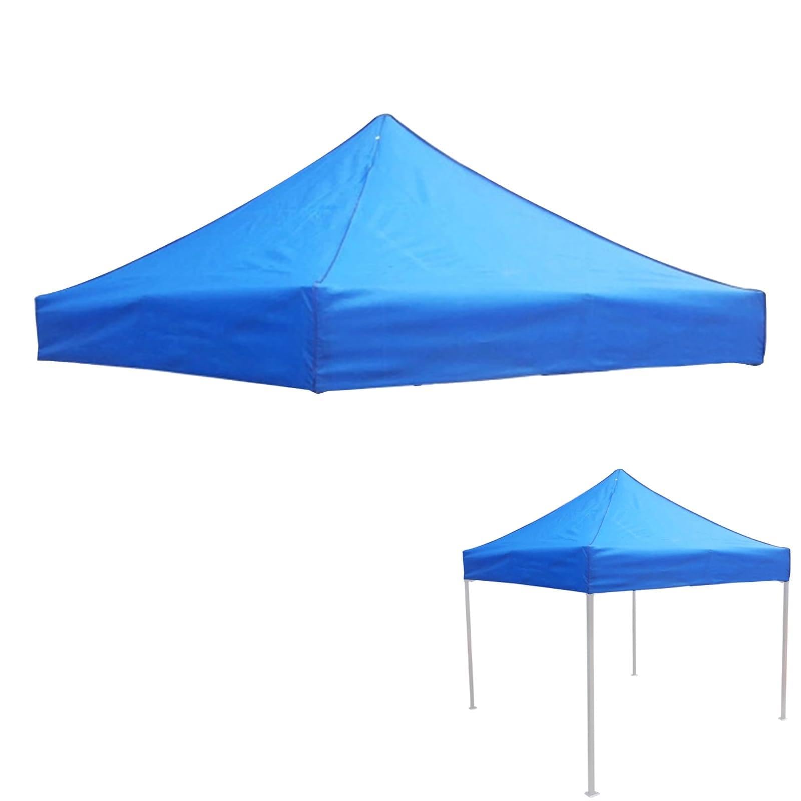 Bâche de rechange pour tonnelle bleu 3x3m toile de toit de remplacement pour pavillon de jardin