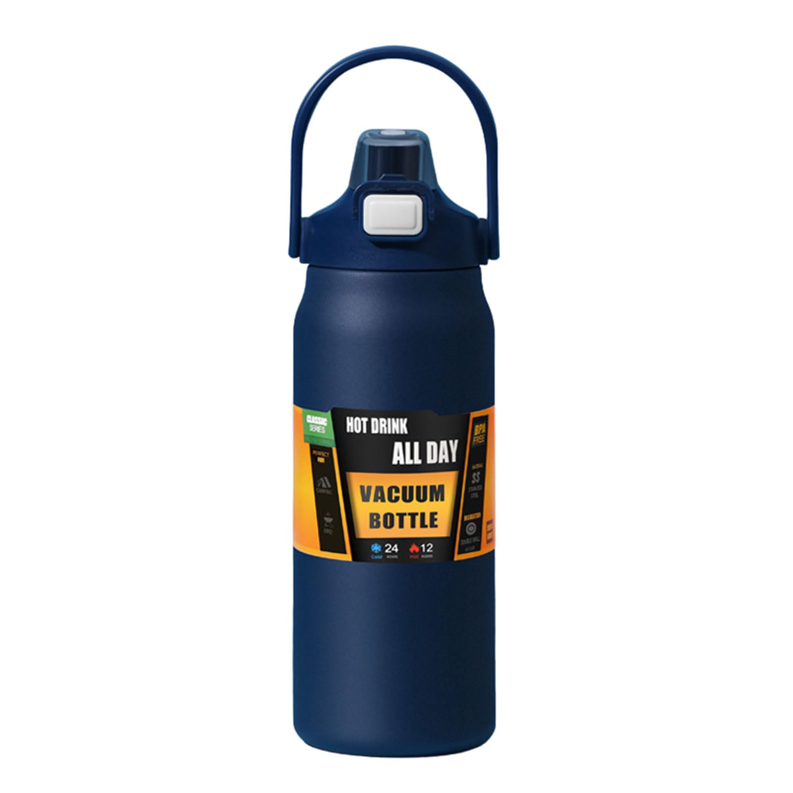 Elnwnnkc Belly Mug 304Stainless Steel Travel Cup Insulated Drinkware Portable Coffee Mug for Sport School Use Sports Bottle