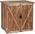 GRAFFY Garden Wooden Storage Shed, Compact Tool Cabinet with Doors and Handles, for Garden Yard Patio