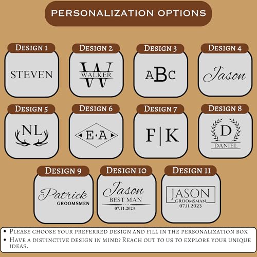 Personalized Handcrafted Leather Toiletry Bag for Men, Custom Shaving, Travel Dopp Kit, Grandpa, Dad, Husband, Father, Him, Boyfriend, Groomsmen, Birthday, Wedding, Valentines Day Gifts for Men - Image 3
