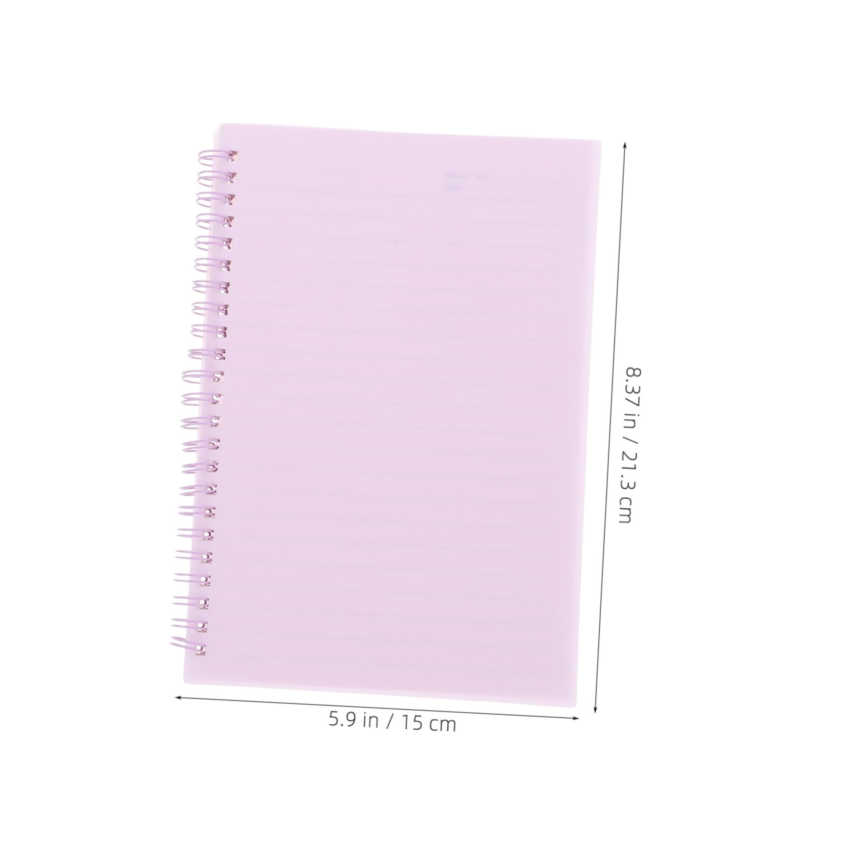 5 pièces Lot Cahiers Spirale Lignés Multifonctionnels Couleurs Assorties Bloc-notes Portable avec Pages Spacieuses Carnets pour Études Bureau et Prise de Notes Organisée