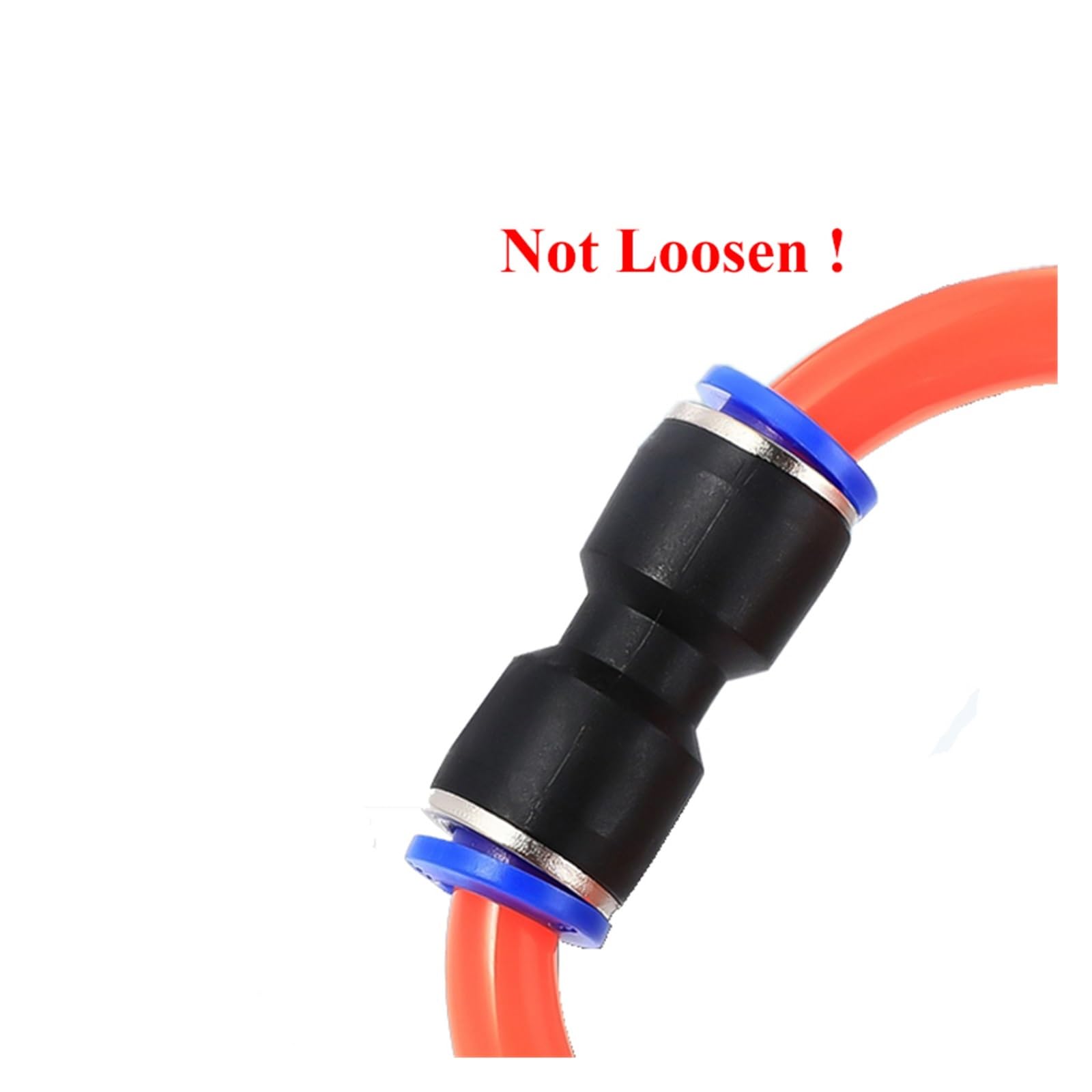 Tubo de conexión neumática de paso recto, 100 piezas de conexión neumática de PU de 4 mm a 16 mm, tubo de manguera de agua y aire, conectores de plástico rápidos de gas rectos a presión(Pu12(100pcs))