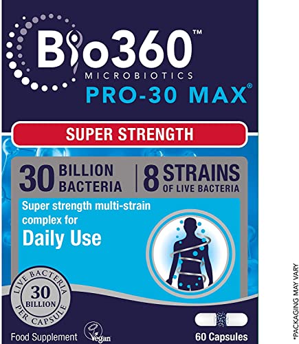 Natures Aid BIO360 Pro-30 Max (30 milliards de bactéries) 60 capsules Cover