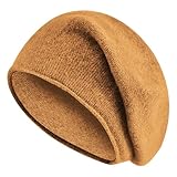 MissShorthair Slouchy Beanie Hats for Women Fashionable Warm Winter Beanie Knit Hat,Golden Mustard