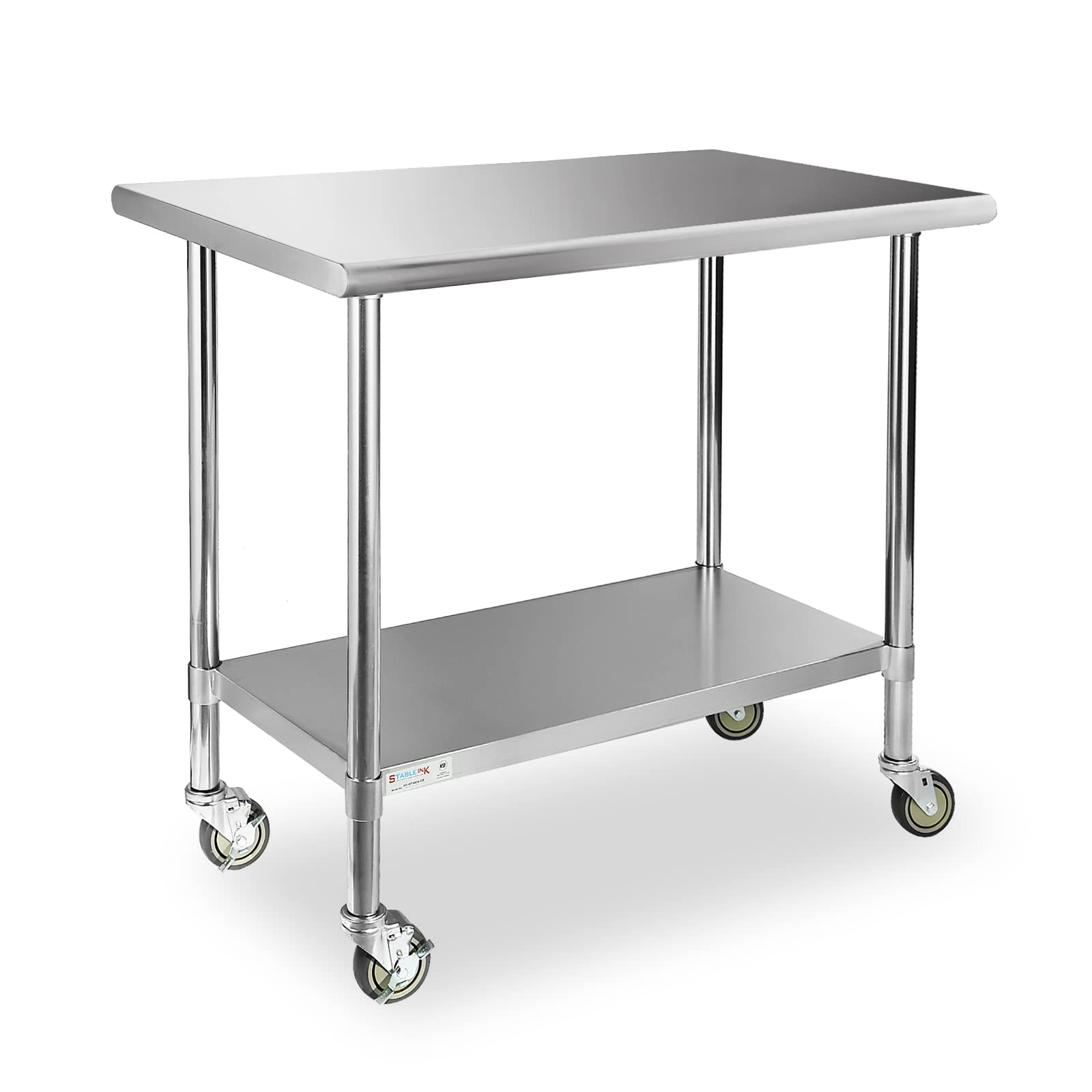 Buy STABLEINK Stainless Steel Table, 24 x 30 Inches NSF Metal Prep