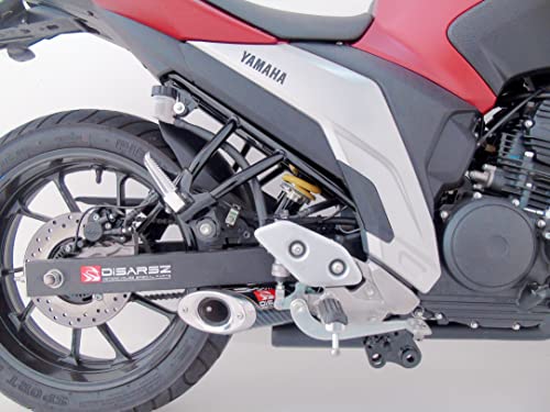 Escapamento Disarsz Fazer 250 2018 A 2023 Modelo S TAMPA CROMADA