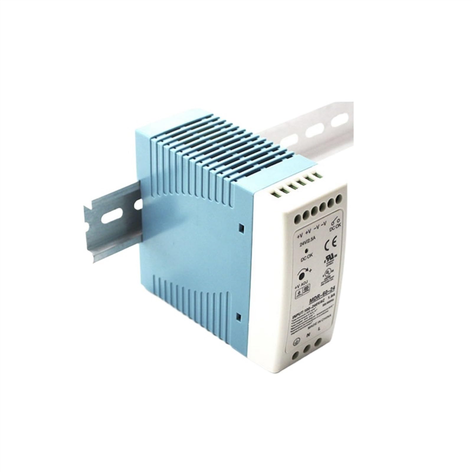 MDR-60 Alimentatore DIN Rail 60W 12V 5A, Alimentatore Switching AC 110v/220v a DC 12v, convertitore AC DC(5V)