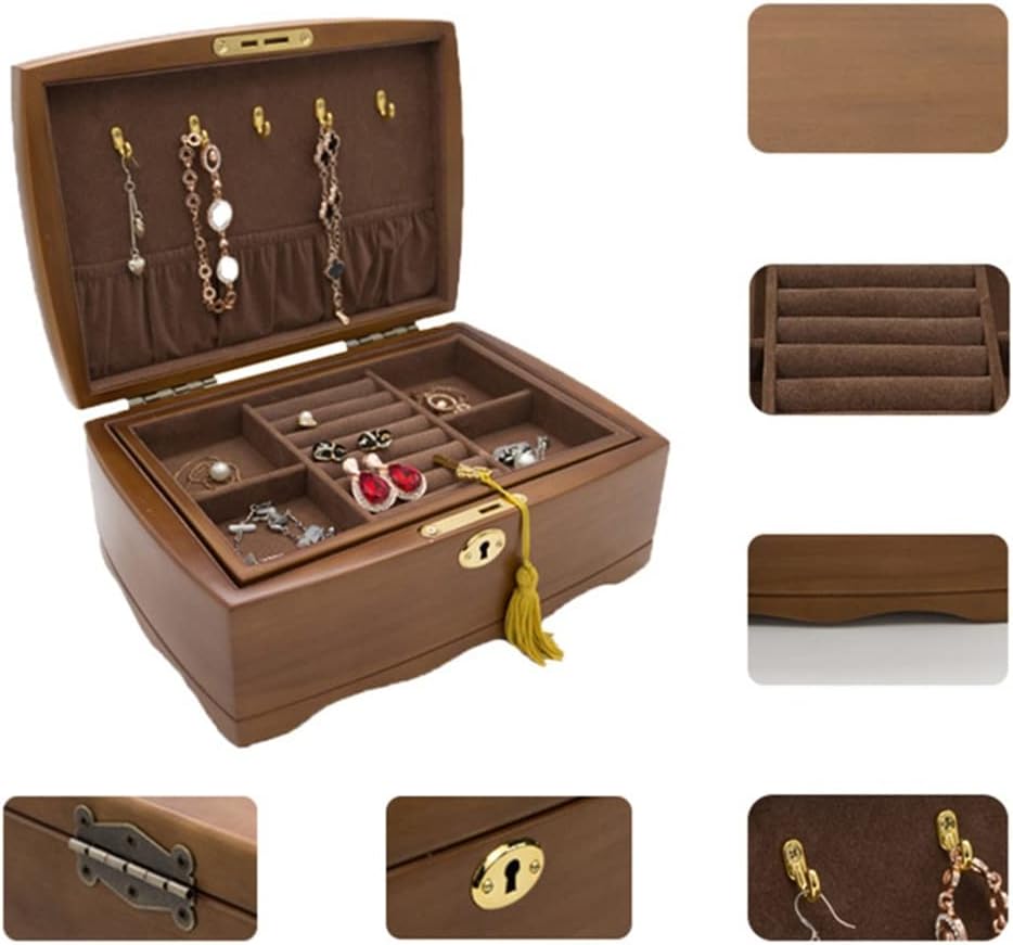 Storage Cases Women Rings Necklace Gift Boxes