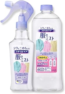 Style Care 衣物喷雾 本体 200毫升 + 替换装 400毫升 除皱 除臭效果 外出时 去除异味 清新