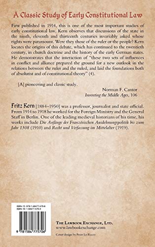 Kingship and Law in the Middle Ages