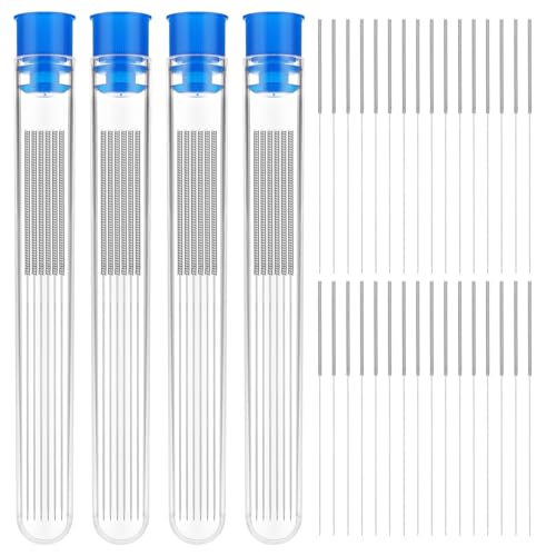 ElevateTech 3D Drucker Düsenreinigungsnadeln Reinigungsset, 80-teilig 0,4 mm Edelstahl-Düsenreinigung Nozzle Cleaning Tool Kit Düsenreinigungswerkzeug-Set 3D Drucker Zubehör für Filamentdüsen