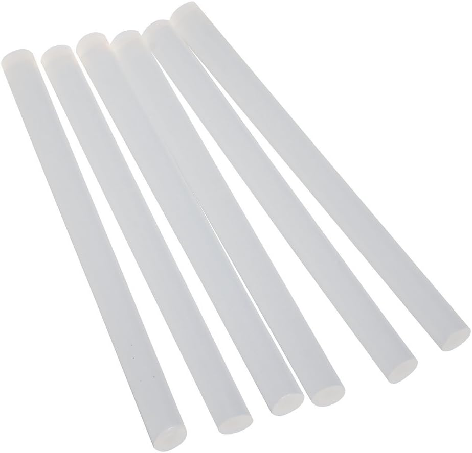 Rayher Glue sticks, length 100 mm, 7 mm diameter, colourless, pack of 100, for standard mini hot glue guns, 33497702