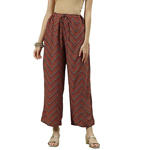 Image of BIBA Women Rayon Palazzo
