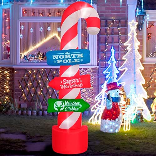 12 Foot Tall Huge Christmas Inflatable Santa Claus with