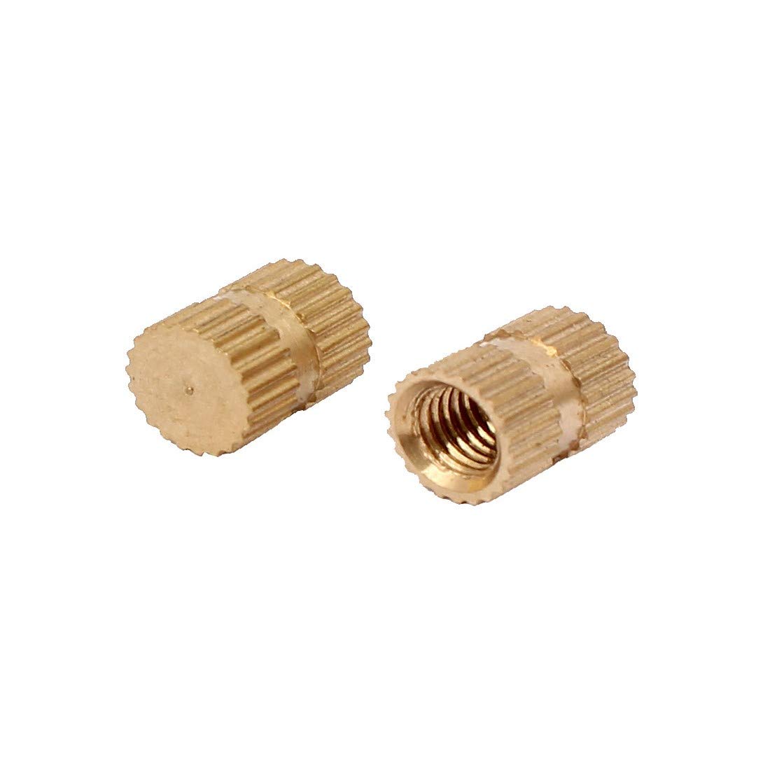 New Lon0167 M5 x Featured 10mm 7.3mm OD reliable efficacy Brass Injection Molding Threaded Knurled Thumb Nut 500PCS(id:836 ff a6 fdf)