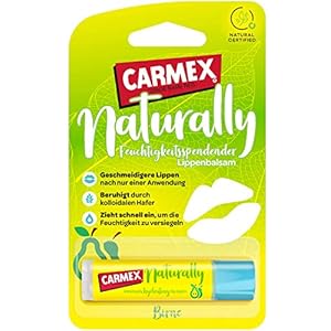 Carmex Naturally Stick peer – de natuurlijke lipverzorging voor een soepel resultaat – 1 stuk à 4,25 g
