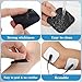 FNANJWQ 20 Pcs TENS Unit Replacement Pads, 3.5mm Snap Electrode Pads Adhesive Electrode, Reusable TENS Pad Set Compatible with Muscle Stimulator Machine of Most Brand