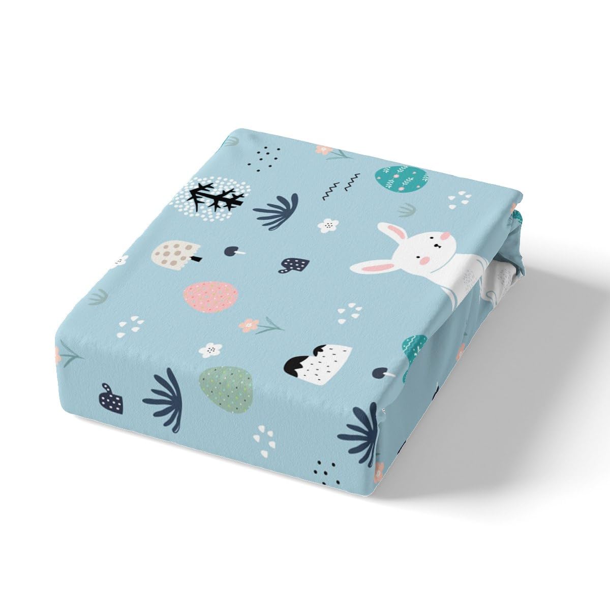 Uroczy zestaw pościeli z motywem królika, dla chłopców, dziewcząt, kreskówka, zwierzę, poszewka na kołdrę, super król, jajka wielkanocne, botaniczne, kwiatowe dekoracje wielkanocne, poszewka na kołdrę