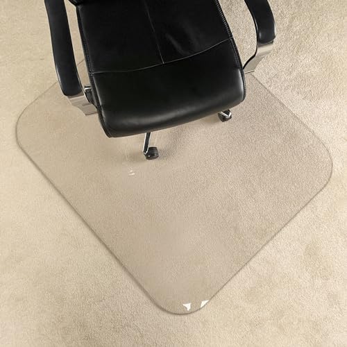 2Pack Crystal Clear 1/5" Thick 47" x 40" Heavy Duty Hard Chair Mat, Can be Used on Carpet or Hard Floor by MuArts - Used condition - US$159.87