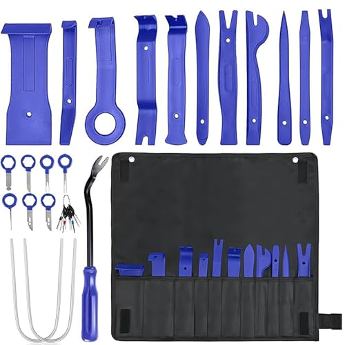 Zevmi Utensile a leva in plastica auto: 32 pezzi auto smontaggio strumento di installazione autoradio leva per la rimozione della porta dell'auto pannello pannello pannello porta