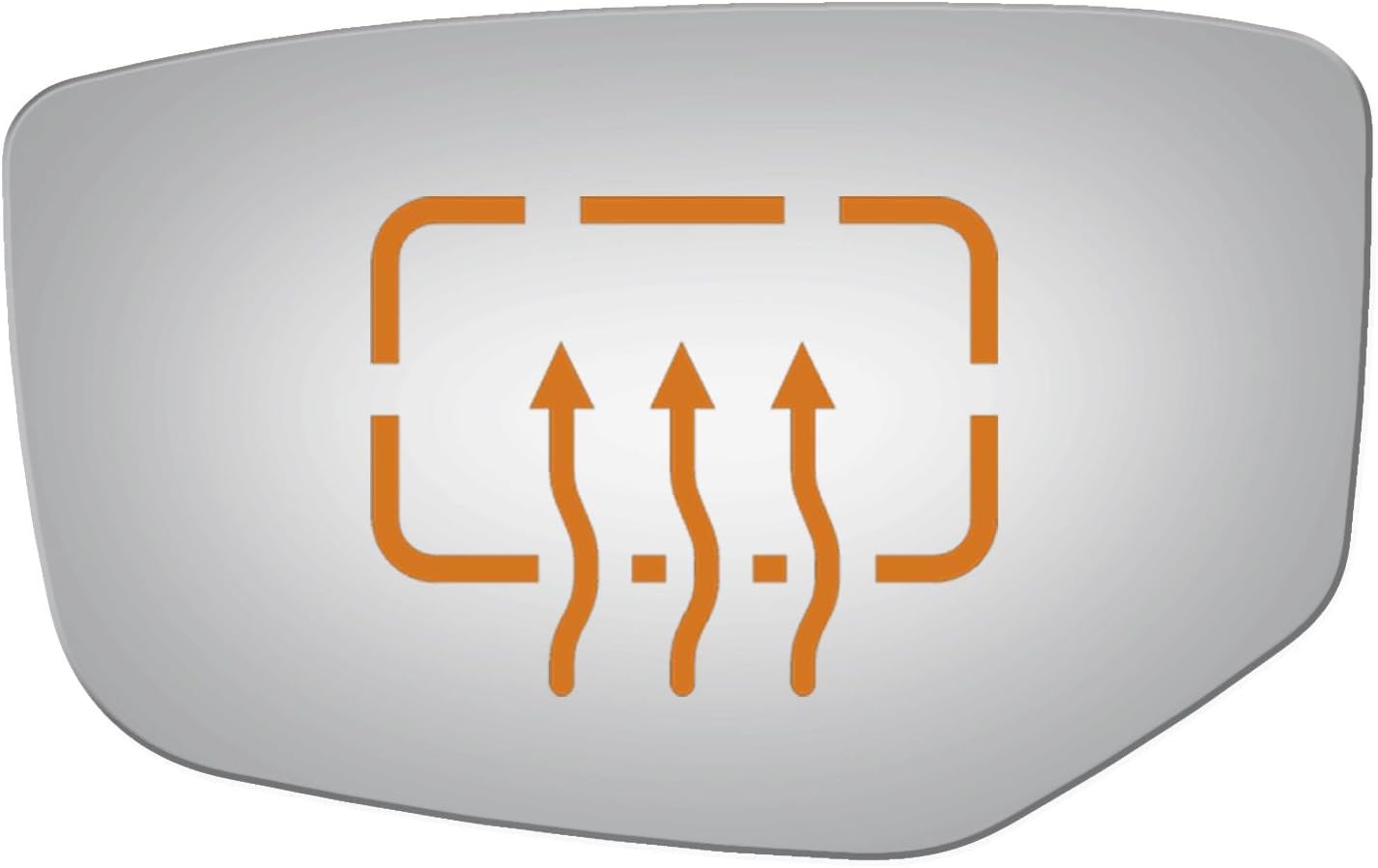 Burco 4334H Driver Side Replacement Heated Mirror Glass No Rear Mount Compatible With 2010-2011 Honda Accord Crosstour, 2012 Crosstour