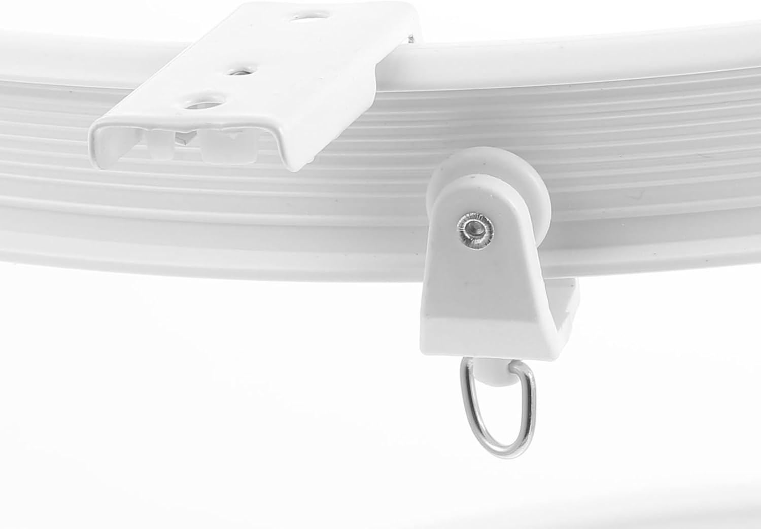 OUNONA 1 Set Ceiling Curtain Track Flexible Shaped Rail for Balcony Home Use Curved Design Easy Installation Smooth Operation for DIY Projects and Dividers