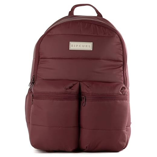 Rip Curl Mochila feminina de viagem acolchoada de fim de semana com vários bolsos para garrafa de água