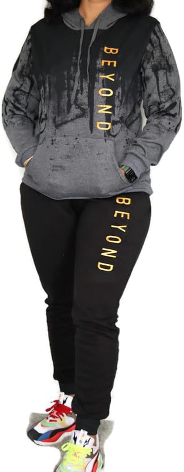 BeyondVision Women's 2 Piece Outfits Long Sleeve Hoodie and Jogging Pants Tracksuit Sets