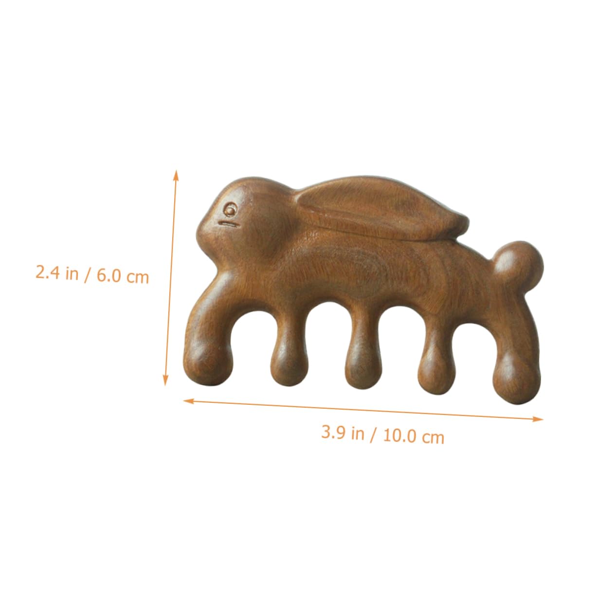 FRCOLOR 4 Pz Pettine da massaggio in legno di sandalo verde strumento massaggiatore facciale multistrumenti massaggiatore cuoio capelluto pettine per cuoio capelluto scritte