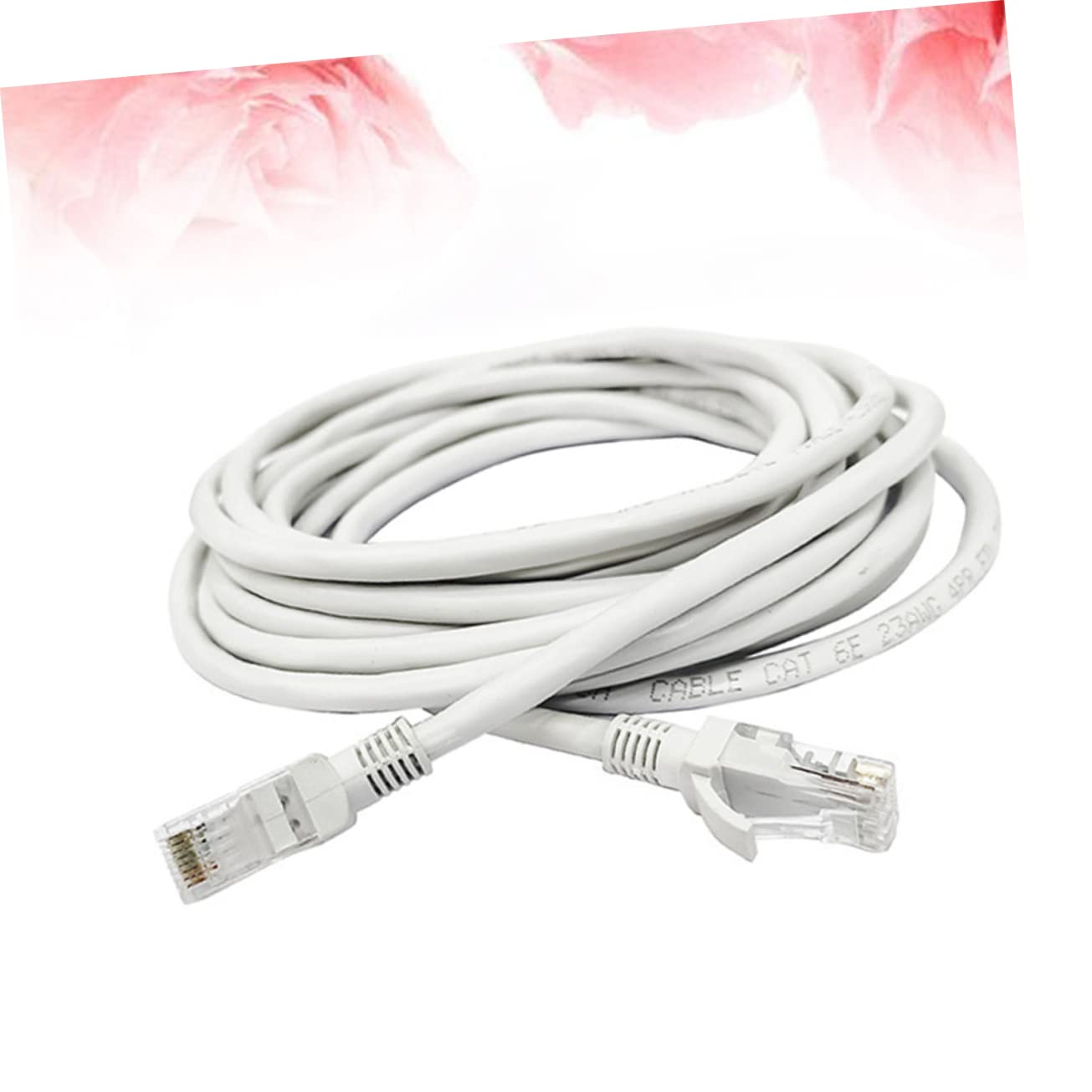 Cavo Ethernet Cat6 Bianco 50 Metri, Rame, Jumper Rete Locale