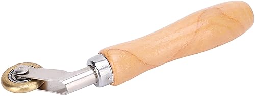 Miniatura 8 de Rodillo de mano de soldadura Material de membrana impermeable Costura de esquina Rueda de prensa de latón Penny Roller Herramientas para techos