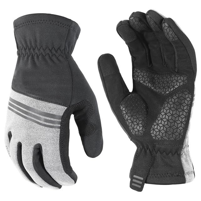 Thermal Winter Cycling Gloves with Fleece Liners for Men and Women - Cold Weather Anti-Slip Gloves