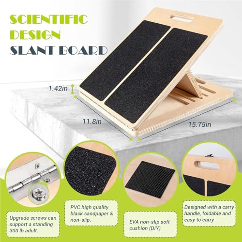 Tabla inclinada para estiramiento de pantorrillas miniatura 5