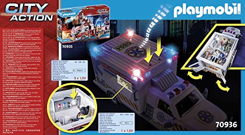 Camion De Pompiers Avec Échelle City Action 70935 Playmobil - vue 4