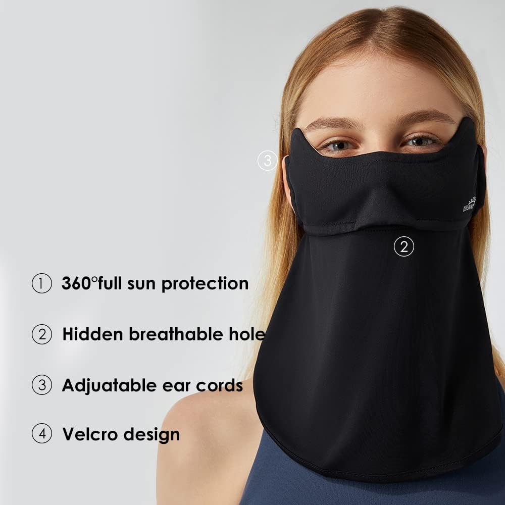 Sun UV Face Mask UPF50+ Neck Gaiter Scarf Breathable Cooling Face Cover for Outdoor Activities - Image 6