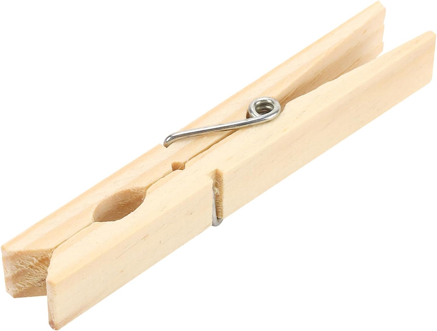 PINGEUI 200 PCS 3.5 Inch Clothes Pins Wooden, Clothespins Wooden Close Line Clips for Hanging Clothes, Laundry, Pictures, Craft