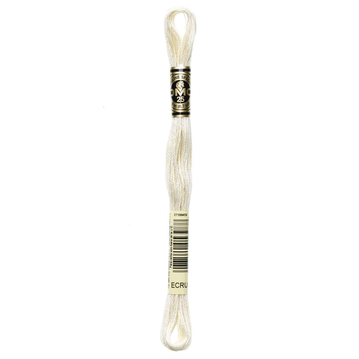 DMC Embroidery Floss Mouline Stranded Cotton Thread for Hand Embroidery and Sewing - Colour No: Ecru - 12 x 8m Skeins โ image 1