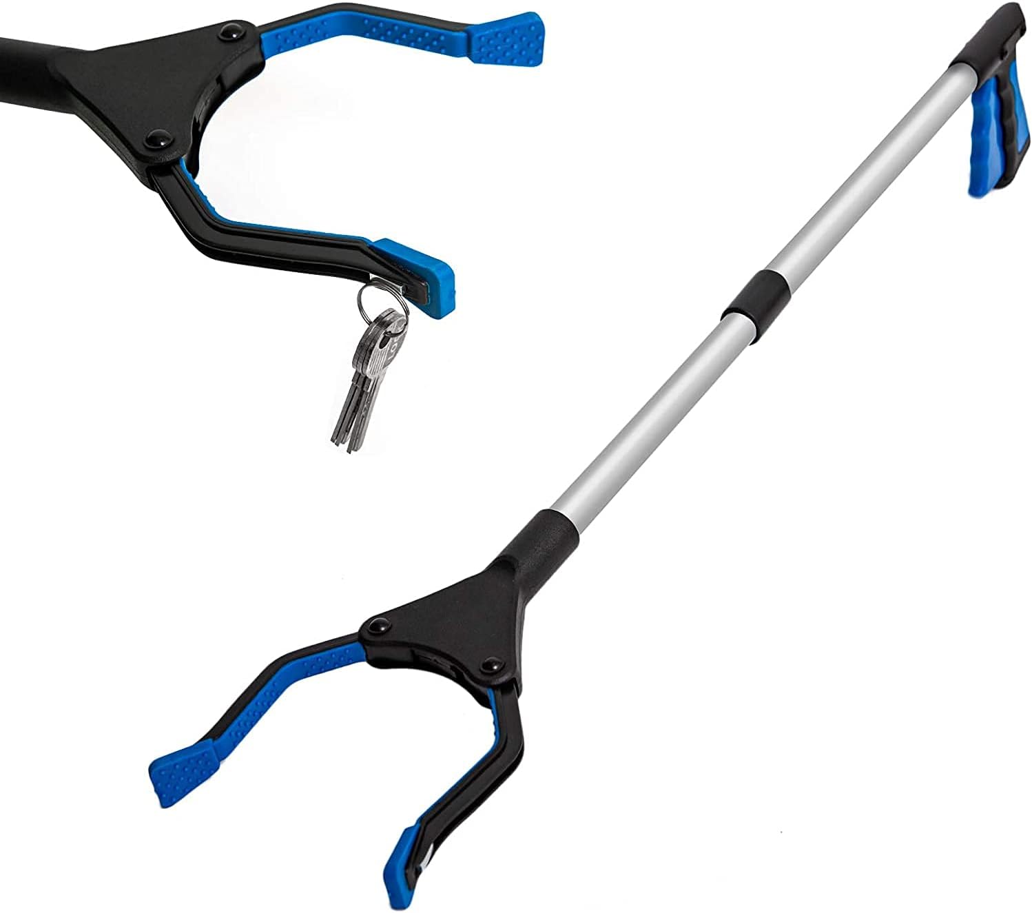 AwsucGarden Grabber, Foldable Grabber, Rubbish Tongs, Grabber Tool for Seniors, Arm Extension, 82 cm Gripper Arm as Hand with Magnetic Tips for Waste Collection