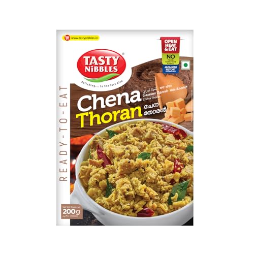 Image of Tasty Nibbles Ready to Eat Chena Thoran 200g | Open Heat & Eat | Vegetarian | No Added Preservatives | Japanese Retort Technology [Pack of 3]