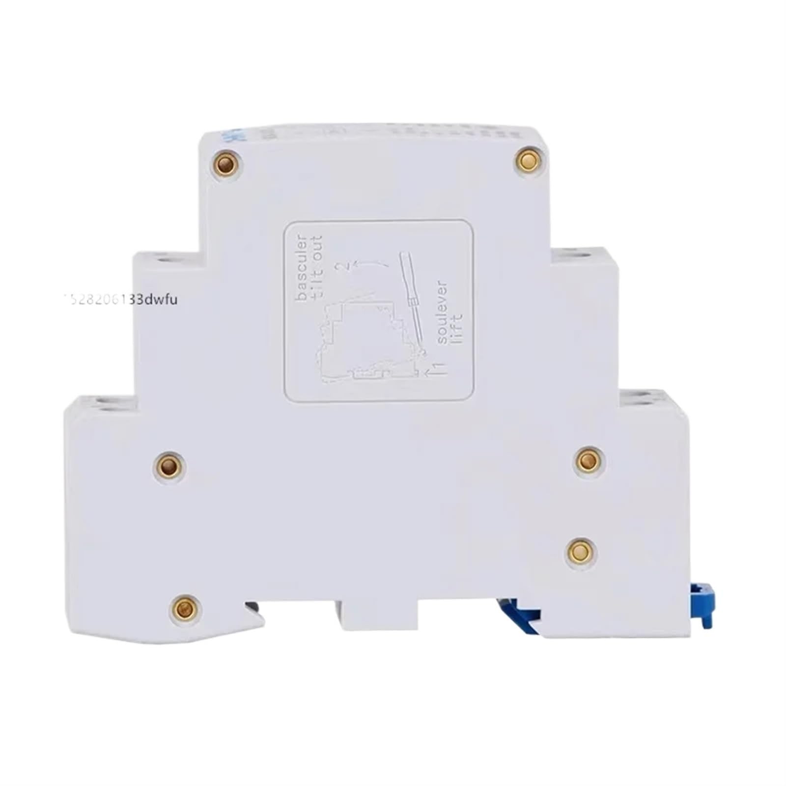Mini Contactor Modular de CA for el hogar, 220V, 230V, 400V, CA 20A, 25A, 40A, 63A, 1NO, 1NC, 2NO, 2NC, 4NO, NCH8 2, cuatro fases(NCH8-63,2NO2NC)