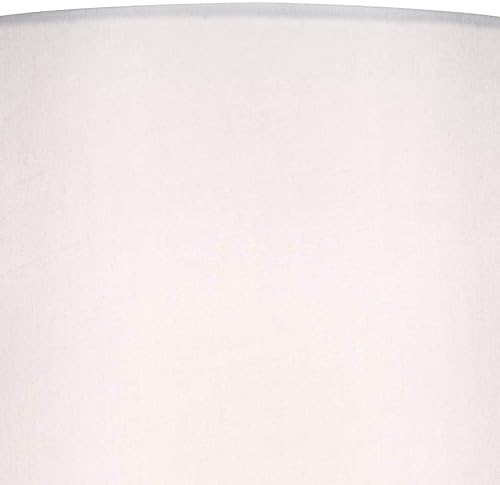 Miniatura 3 de 360 Lighting Evans - Juego de 2 lámparas de mesa modernas de 21 pulgadas de alto, níquel cepillado, lágrima, de metal plateado, pantalla cilíndrica