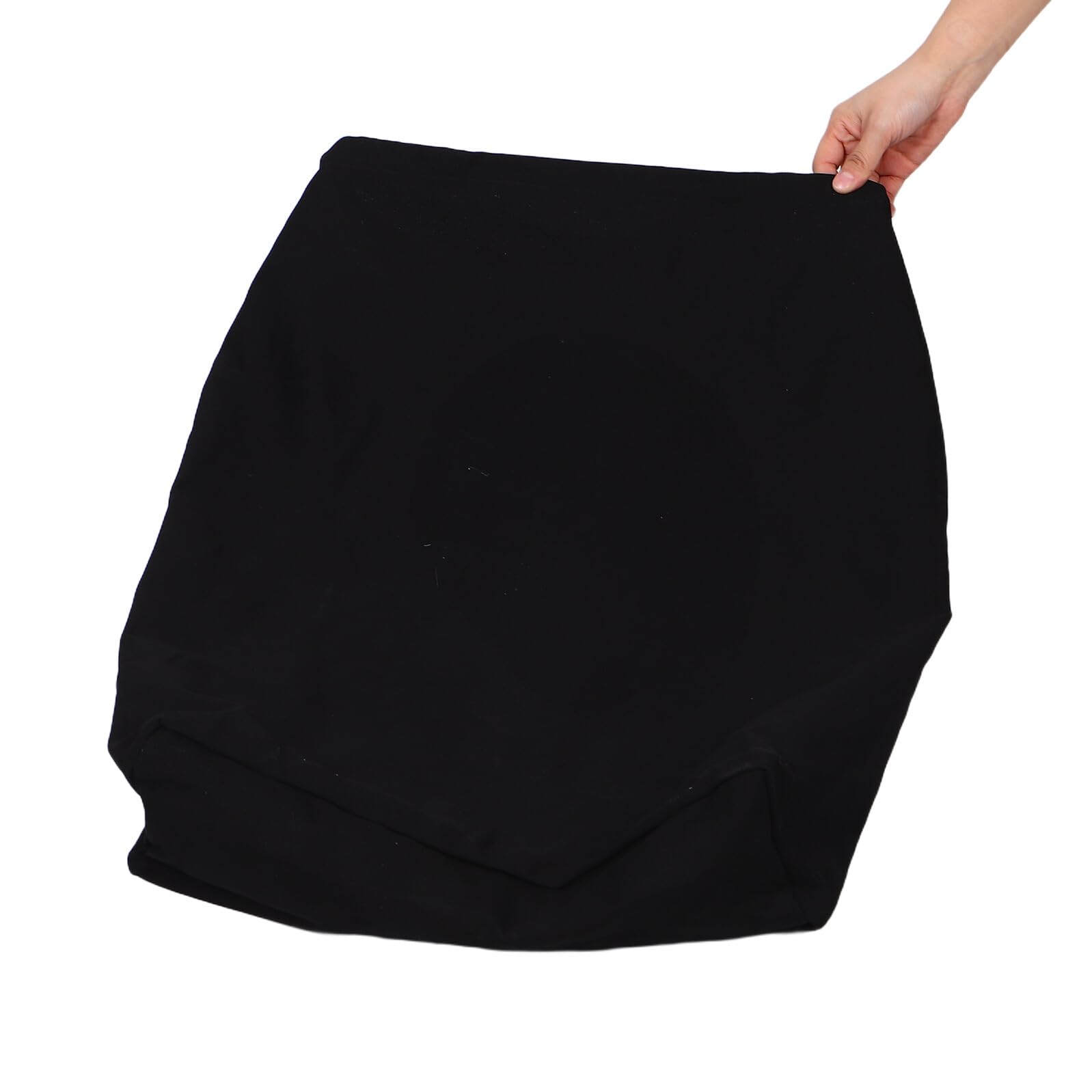 Sacco Portabiancheria Sospeso Rotante Grande Nero in Canvas | Cucitura Resistente Agli Strappi, Struttura Rimovibile con Maniglia ad Anello, per Bagno e Lavanderia