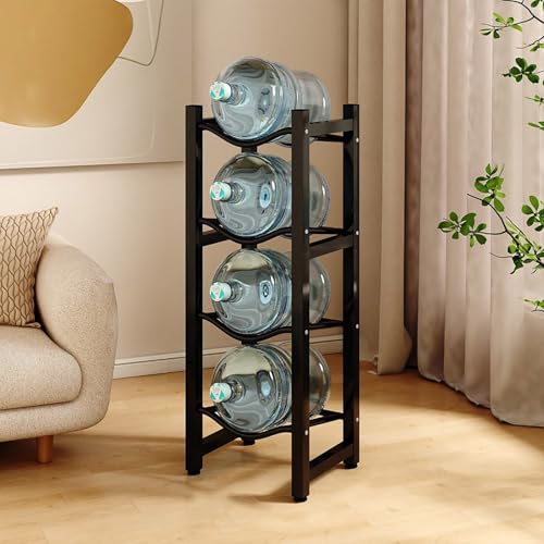 Estante para cubos de agua potable de alta resistencia con estructura vertical de acero