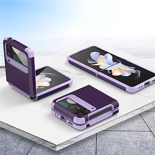 Coque violette antichoc pour Samsung Galaxy Z Flip 4 et 3