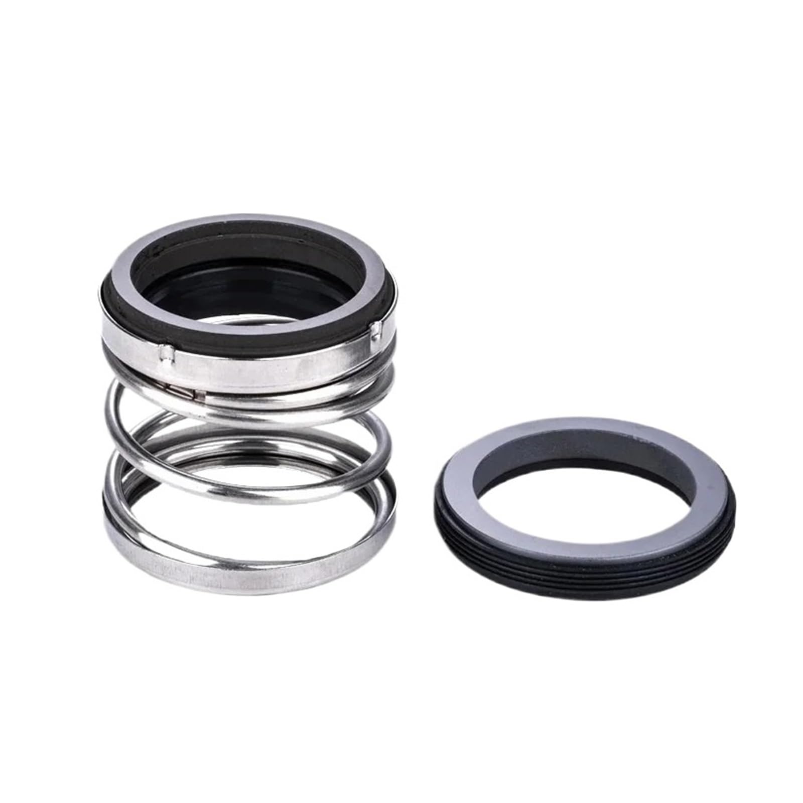 YMUGUEGH 2pcs BIA-24 Mechanical Seals Shaft Size 24mm -Single Spring Elastomer Rubber Seal (Material: SIC/SIC/VIT)