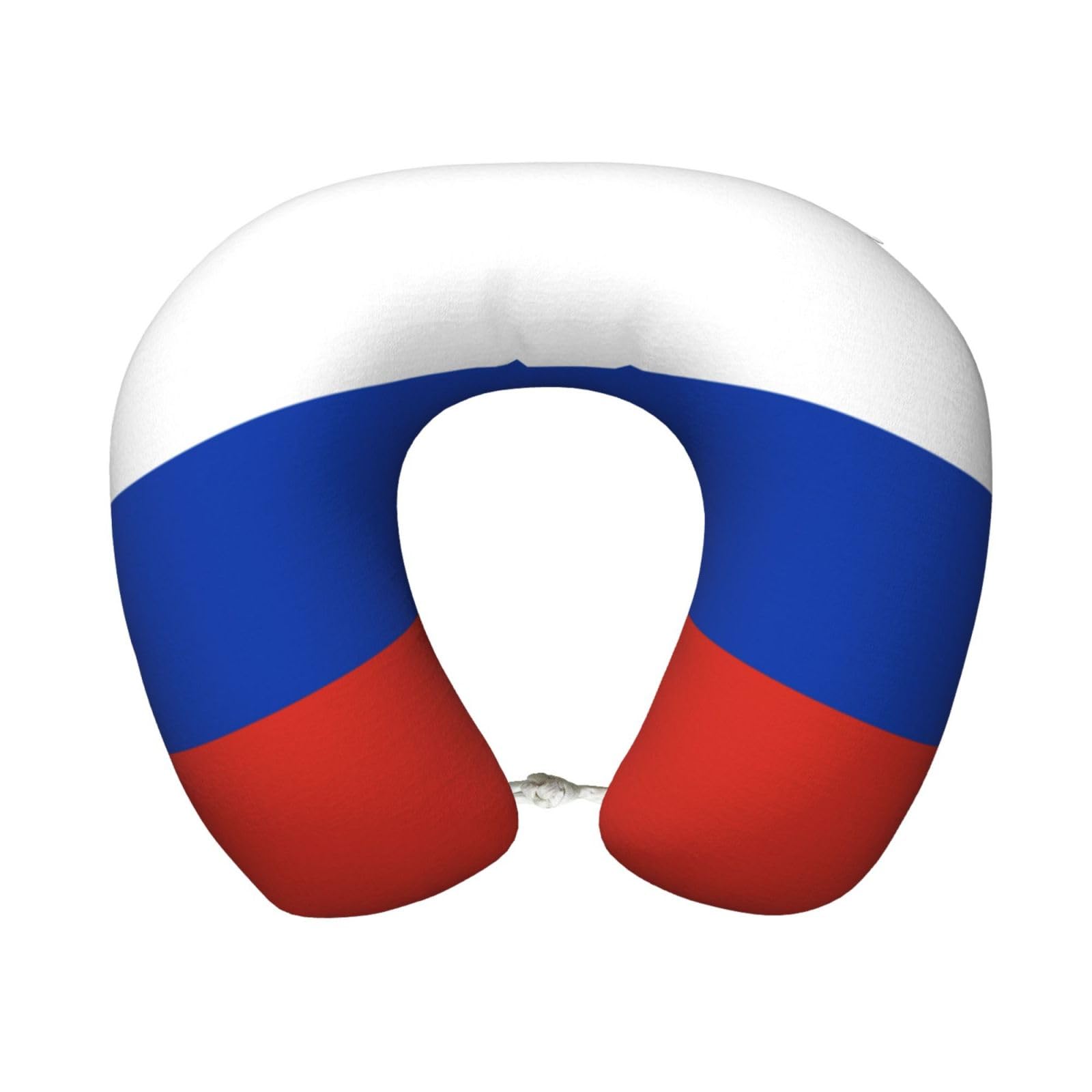 peiyeety Russian Flag Print Custom U-Shaped Pillow,Memory Foam Cervical Neck Travel Pillow,for Home,Camping,Travelling