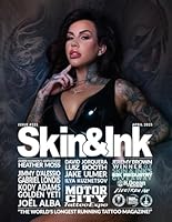 Skin & Ink Magazine - April 2025: Heather Moss, Jimmy D'Alessio, Gabriel Londis, Kody Adams, Golden Yeti, Fabbio Pasqui, Joel Alba, David Jorquera, ... Jeremy Brown, Motor City Tattoo Expo B0F5WN1TZX Book Cover